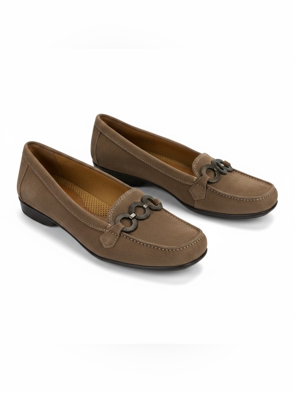 Natural Casper Style Suede Tan Taupe Loafer s 50 bucks Size 8